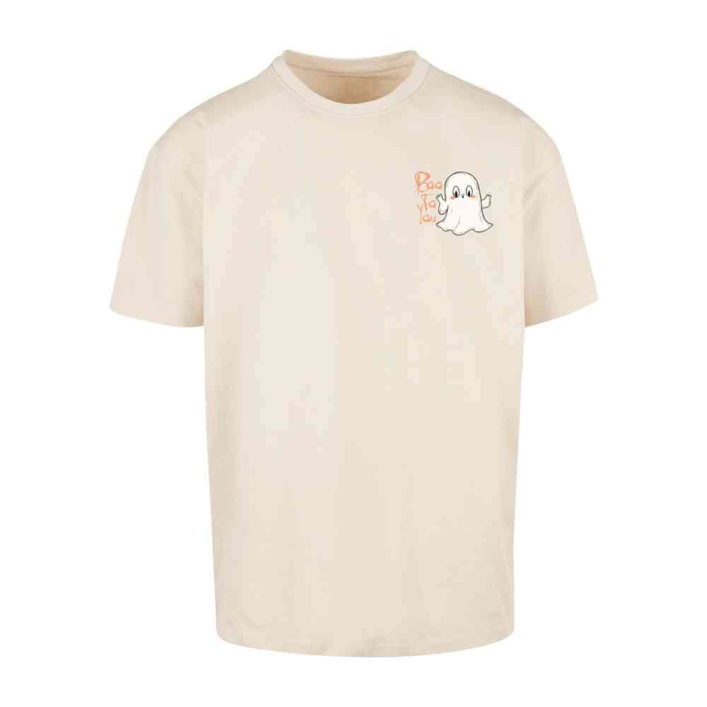 Merchcode - Halloween - Boo To You T-shirt Homme - Crème